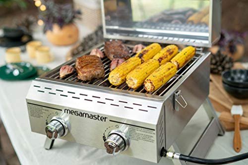 Portable 2-Burner Stainless Steel Grill | Camping Outdoor Kitchen BBQ - Image 8