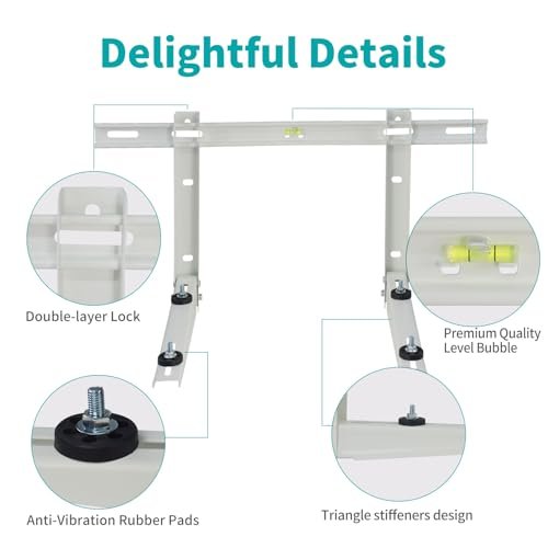 Heavy-Duty Mini Split Wall Mount | Universal AC Condenser Bracket 7000-18000 BTU - Image 4