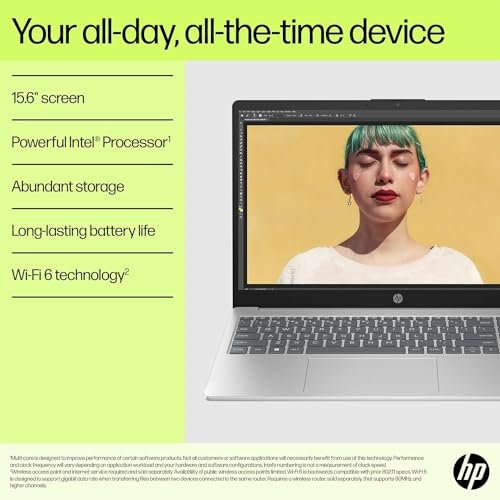 HP 15.6" HD Laptop: Quad-Core, 16GB RAM, 128GB SSD, Win11 Office Bundle - Image 4