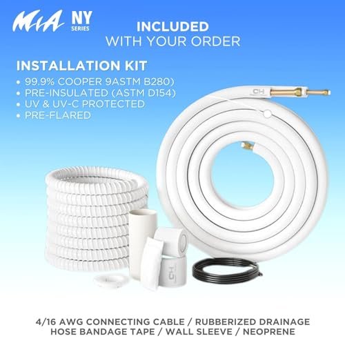 Cooper & Hunter MIA 12,000 BTU Ductless Mini Split AC & Heat, 115V, 20.8 SEER2 - Image 7