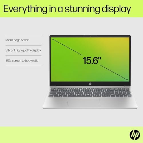HP 15.6" HD Laptop: Quad-Core, 16GB RAM, 128GB SSD, Win11 Office Bundle - Image 8