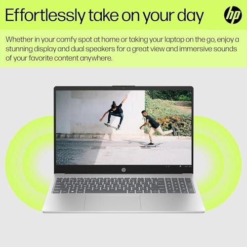 HP 15.6" HD Laptop: Quad-Core, 16GB RAM, 128GB SSD, Win11 Office Bundle - Image 3