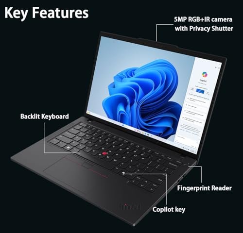 Lenovo ThinkPad T14 Gen 5: AI Pro Laptop, 14" Touch, Intel Ultra 7, 64GB RAM - Image 6
