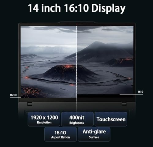 Lenovo ThinkPad T14 Gen 5: AI Pro Laptop, 14" Touch, Intel Ultra 7, 64GB RAM - Image 4