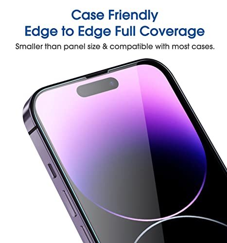 iPhone 14 Pro Tempered Glass Screen Protector | Easy Install | Full Coverage - Image 4