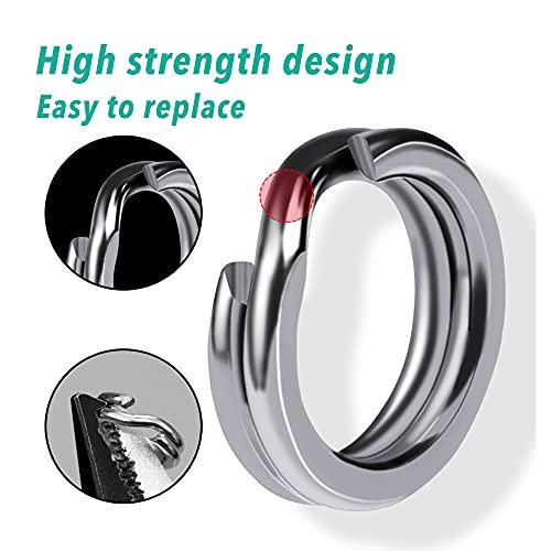 Halyuhn 200Pcs Durable Stainless Steel Double Jump Rings with Plier - Image 6