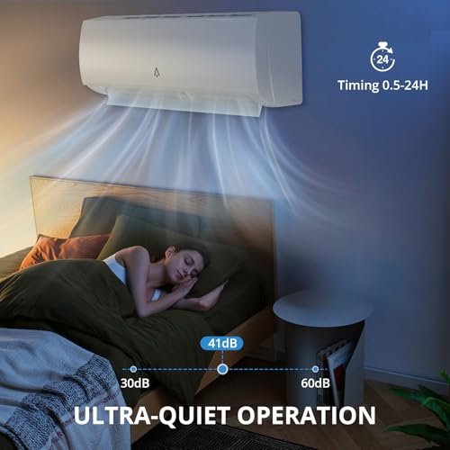 12,000 BTU Mini Split AC with Heat, 19 SEER2, Ductless, 230V, Cools 750 Sq. Ft - Image 6