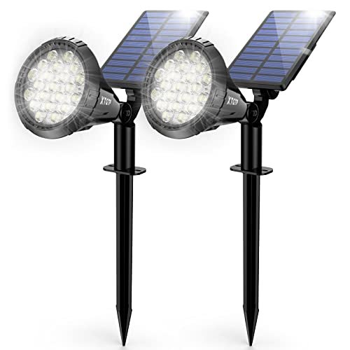Solar Spot Lights Outdoor: 21 LED Waterproof Garden Wall Landscape Lights