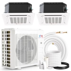 Cooper&Hunter 18k BTU Multi Zone Mini Split AC/Heat Pump | 22.9 SEER2 Ceiling Cassette System