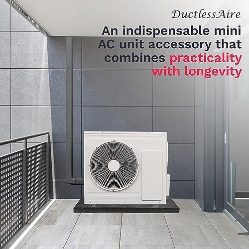 DuctlessAire HVAC Mounting Pad - Anti-Slip Mini Split AC Condenser Base - Image 7