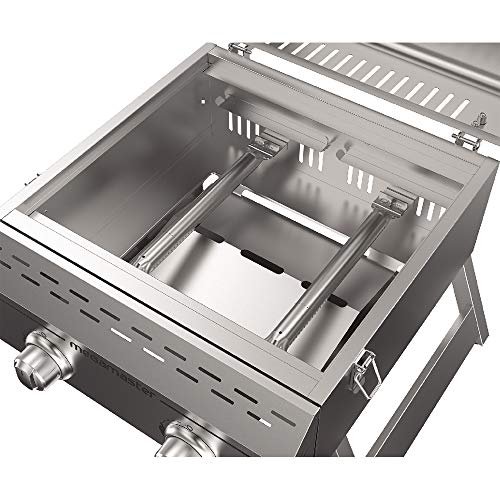 Portable 2-Burner Stainless Steel Grill | Camping Outdoor Kitchen BBQ - Image 11