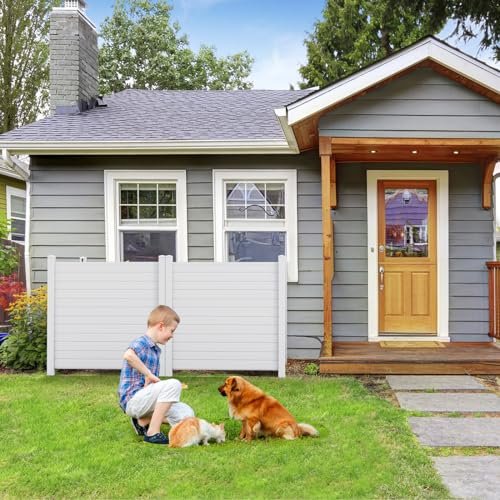 Vinyl Privacy Fence Panel 50x50 AC & Pool Equipment Enclosure (2-Pack) - Image 2