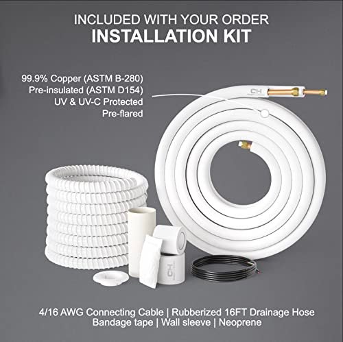 Cooper&Hunter 18k BTU Multi Zone Mini Split AC/Heat Pump | 22.9 SEER2 Ceiling Cassette System - Image 6