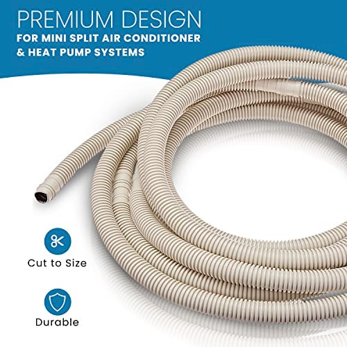Premium 20 Ft Mini Split AC Drain Hose - Universal Ductless Heat Pump Line - Image 4