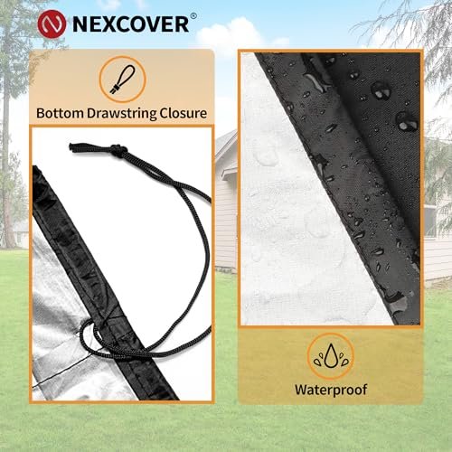 Premium 58" Waterproof BBQ Grill Cover - Weber, Brinkmann, Nexgrill Compatible - Image 5