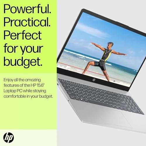 HP 15.6" HD Laptop: Quad-Core, 16GB RAM, 128GB SSD, Win11 Office Bundle - Image 5