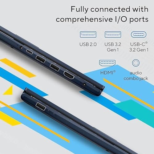 ASUS Vivobook 14" Laptop: Core i3, 16GB RAM, 512GB SSD, Windows 11 Blue - Image 4