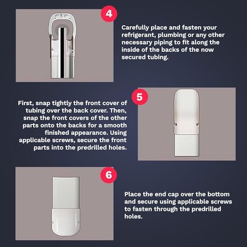 Paintable Mini Split Line Cover Kit - Weatherproof, Easy Install, 3"x7.5' - Image 9