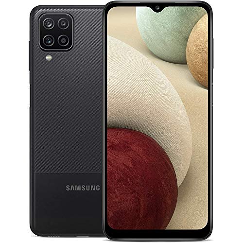 Samsung Galaxy A12 (32GB, 3GB) 6.5" HD+, Android 11, 5000mAh Battery, 4G Volte T-Mobile Unlocked A125U (w/ 64GB SD, Black)