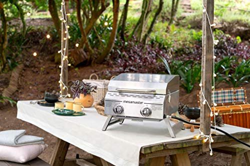 Portable 2-Burner Stainless Steel Grill | Camping Outdoor Kitchen BBQ - Image 2