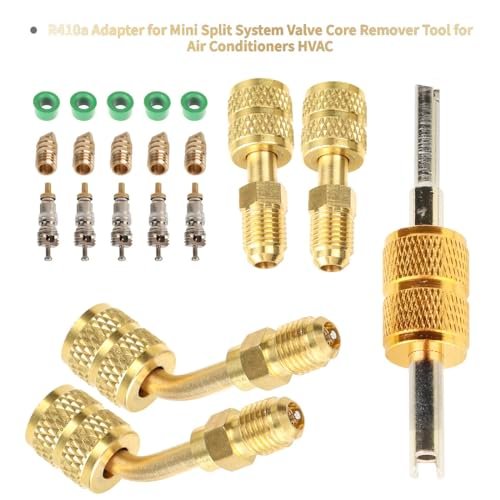 R410a HVAC Adapter: Mini Split Charging Port w/ Valve Core Remover - Image 2