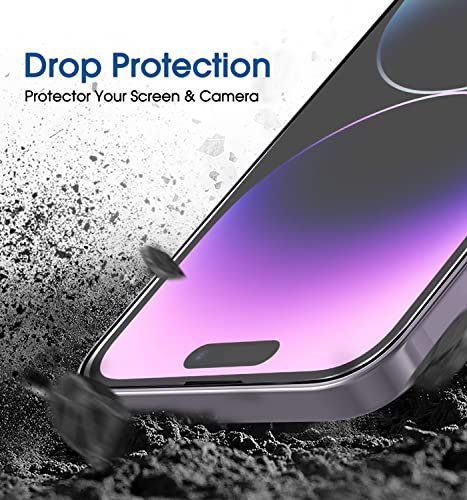 iPhone 14 Pro Tempered Glass Screen Protector | Easy Install | Full Coverage - Image 5