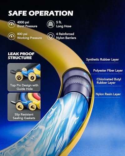 Professional AC Manifold Gauge Set for R410a R22 R134a - 4 Valve Automotive Refrigerant Tool - Image 6