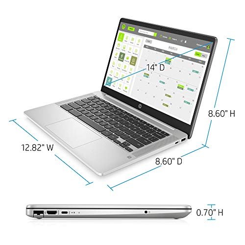 HP 14" Chromebook 2020 Renewed, Intel N5000, 4GB RAM, 64GB eMMC, HD Display - Image 3