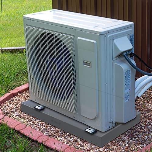 Durable Mini Split AC Pad - Gray 18x38x3 Condenser Unit Base Support Platform - Image 5
