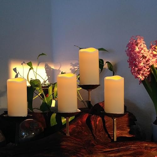Waterproof LED Flameless Candles: Remote, Timer, Battery Powered Outdoor Decor - Image 3