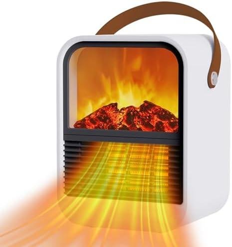 Let’s Cozy Up with Our Portable Mini Electric Fireplace Heater!