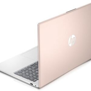 HP 15 Professional Slim High-Performance Laptop in Blush Pink Ryzen 5 4-Core up to 4.3GHz 8GB 256GB SSD 15.6in Full HD BO Audio W11 (15-FC - Renewed)