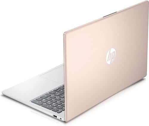 HP 15 Professional Slim High-Performance Laptop in Blush Pink Ryzen 5 4-Core up to 4.3GHz 8GB 256GB SSD 15.6in Full HD BO Audio W11 (15-FC - Renewed)
