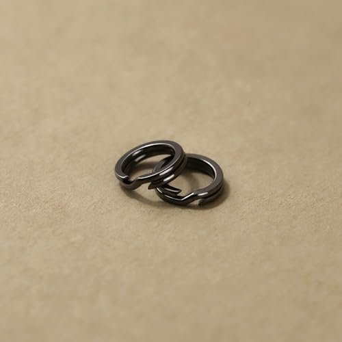 30Pcs Gun Black 8mm Double Jump Rings & Plier for Jewelry & Keychains - Image 5