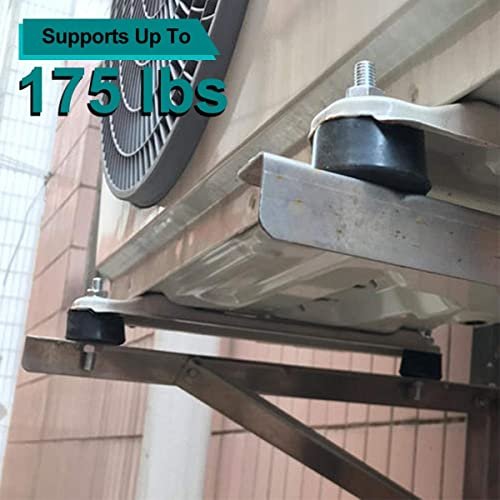 Here's an improved title:
AC Condenser Vibration Mount Bracket M8 Anti-Shock Pads Mini Split Units - Image 7