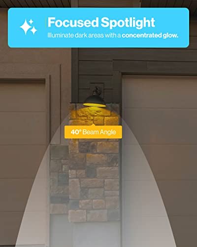 Bright LED Outdoor Flood Light | 100W Equivalent | Waterproof Daylight Patio Lamp - Image 7