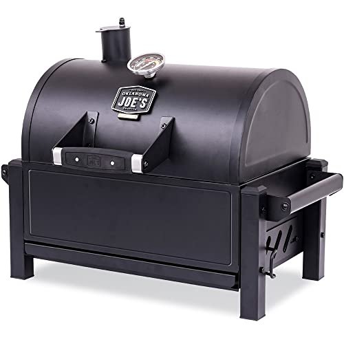 Portable Charcoal Grill | Oklahoma Joe's Rambler Tabletop BBQ Smoker