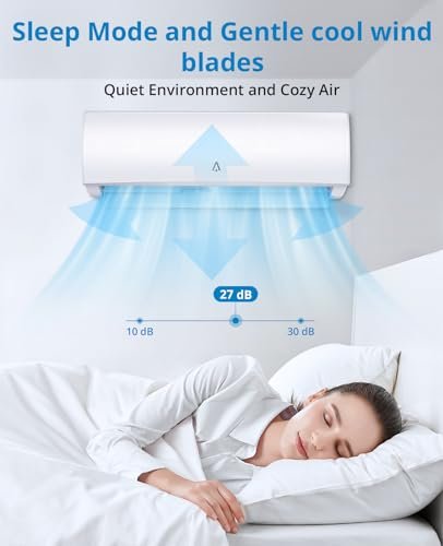 Zstar 19 SEER2 WiFi Mini Split AC/Heat, 9,000 BTU, Cools 450 Sq. Ft, 115V - Image 4