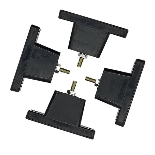 WEALINKII 4-Pack Mini Split AC Shock Absorber Pads with Mounting Base - Image 6