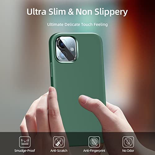 iPhone 12 Mini Case: Rugged 5-in-1 Protection, Shockproof Green Cover + Screen & Camera Guards - Image 5