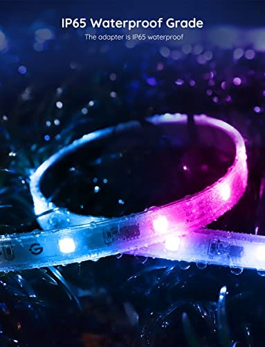 Govee Outdoor LED Lights 65.6ft, RGBIC, Alexa-Compatible, Waterproof Decor - Image 5