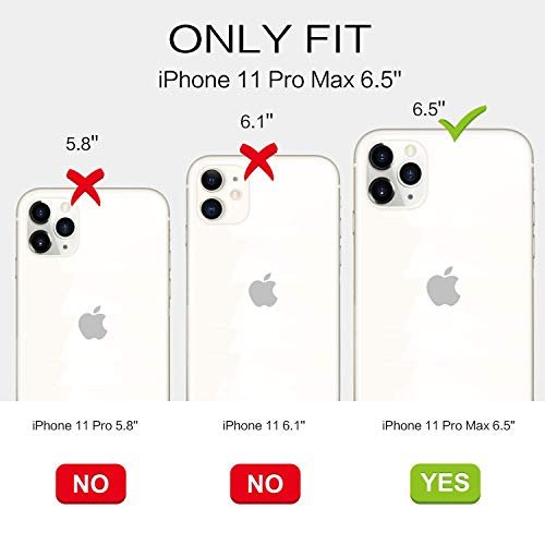 iPhone 11 Pro Max Case: Rugged Shockproof Slim Dual Layer Protective Cover Purple/Green - Image 2