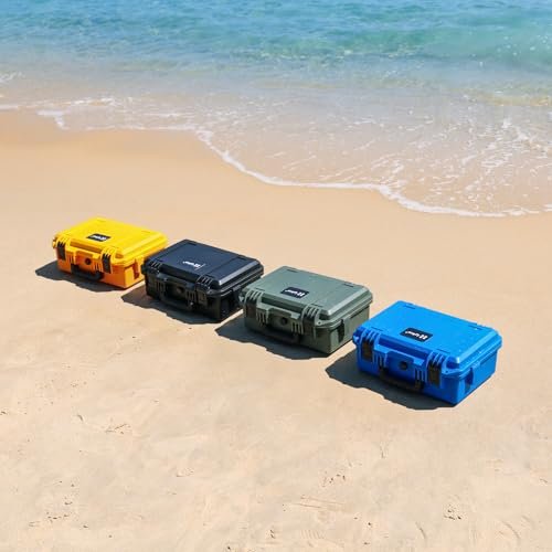 DJI Mini 4 Pro Hard Case: Waterproof Titan MM410 Yellow Battery Storage - Image 9