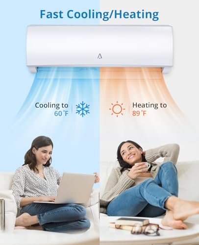 Zstar 19 SEER2 WiFi Mini Split AC/Heat, 9,000 BTU, Cools 450 Sq. Ft, 115V - Image 2