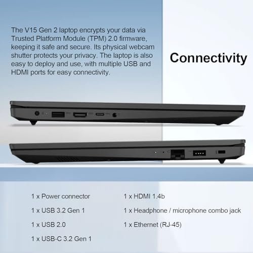 Lenovo V15 15.6” FHD Laptop, 16GB RAM, 1TB SSD, Windows 11 Pro, Lightweight - Image 5
