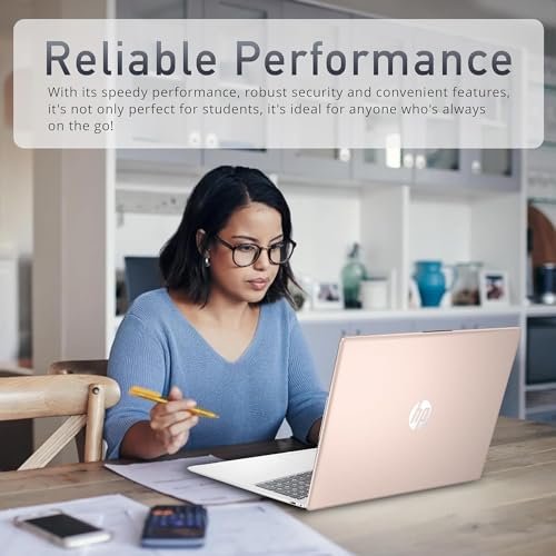 HP 15 Slim Blush Pink Laptop, Ryzen 5, 8GB RAM, 256GB SSD, 15.6" FHD W11 - Image 5