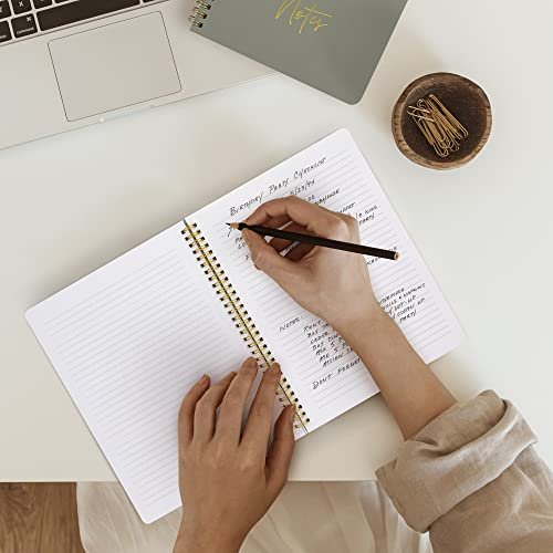 ZICOTO Cute Spiral Notebooks for Women | 3-Pack College Ruled Journals - Image 5