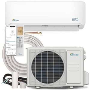 Senville LETO 12,000 BTU Mini Split AC Heat Pump, Alexa-Enabled, SEER 20.8