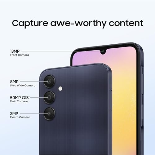 SAMSUNG Galaxy A25 5G: Powerful 128GB Unlocked Smartphone, Triple Camera, Black - Image 5