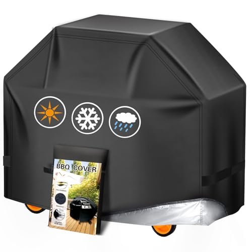 Premium 58" BBQ Grill Cover: Waterproof, UV-Resistant for Weber & Char-Broil Grills
